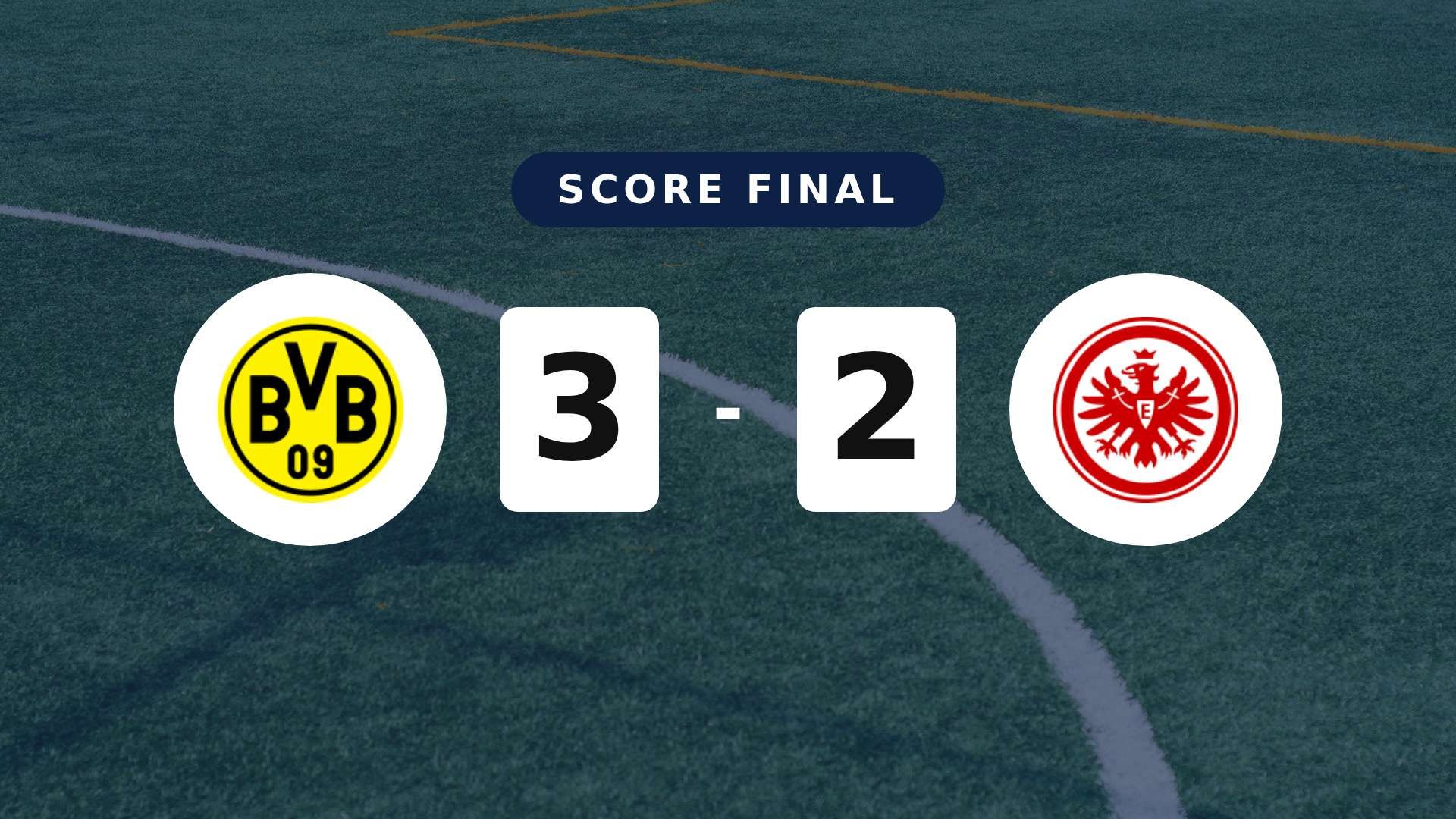 Résumé du match Borussia Dortmund vs Eintracht Frankfurt du 8 mai 2026