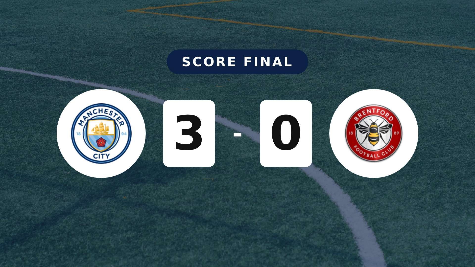 Résumé du match Manchester City vs Brentford du 9 mai 2026
