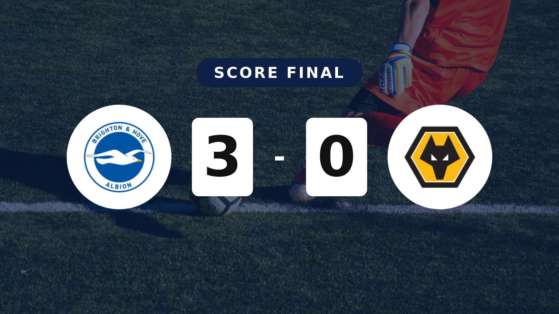 Résumé du match Brighton & Hove Albion vs (F)olverhampton (F)anderers du 9 mai 2026