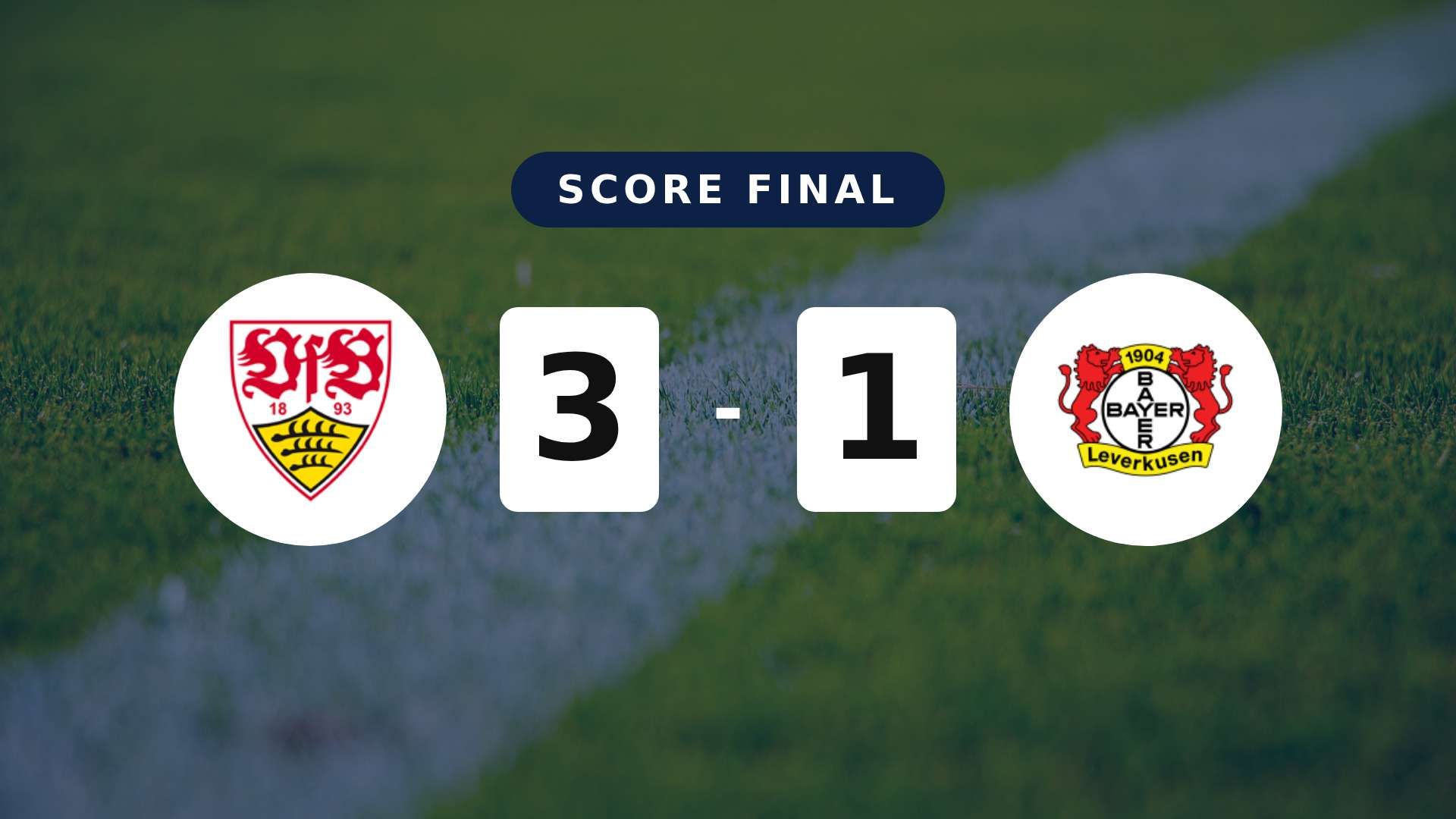Résumé du match VfB Stuttgart vs Bayer 04 Leverkusen du 9 mai 2026