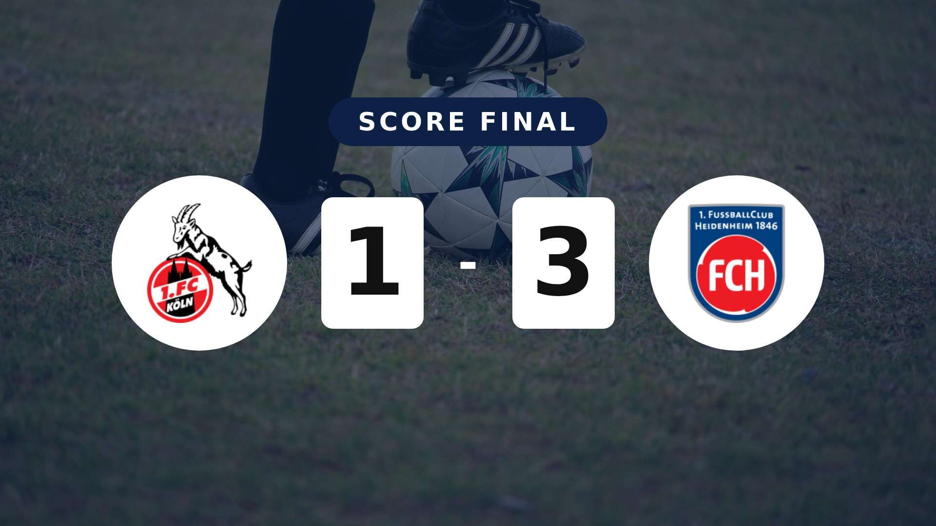 Résumé du match FC Köln vs Heidenheim du 10 mai 2026