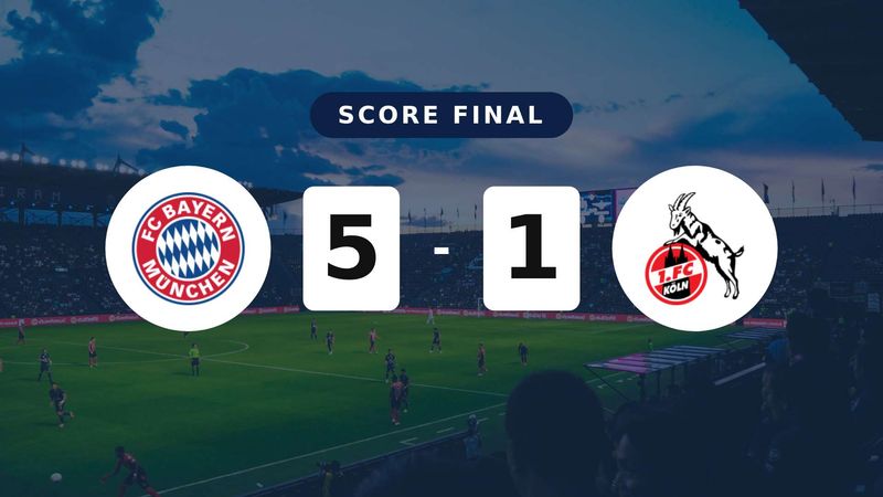 Résumé du match FC Bayern München vs FC Köln du 16 mai 2026