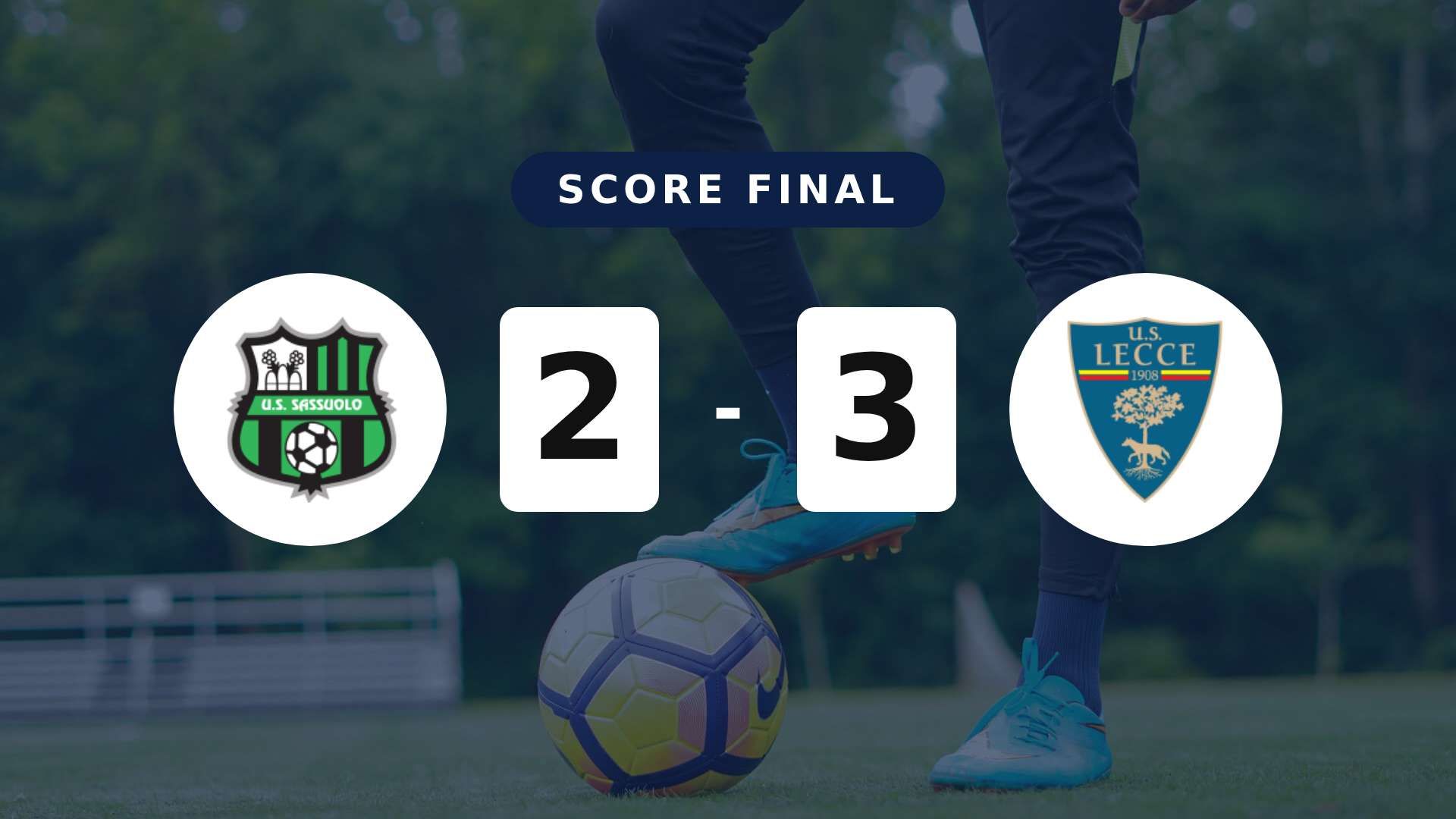 Résumé du match Sassuolo vs Lecce du 17 mai 2026