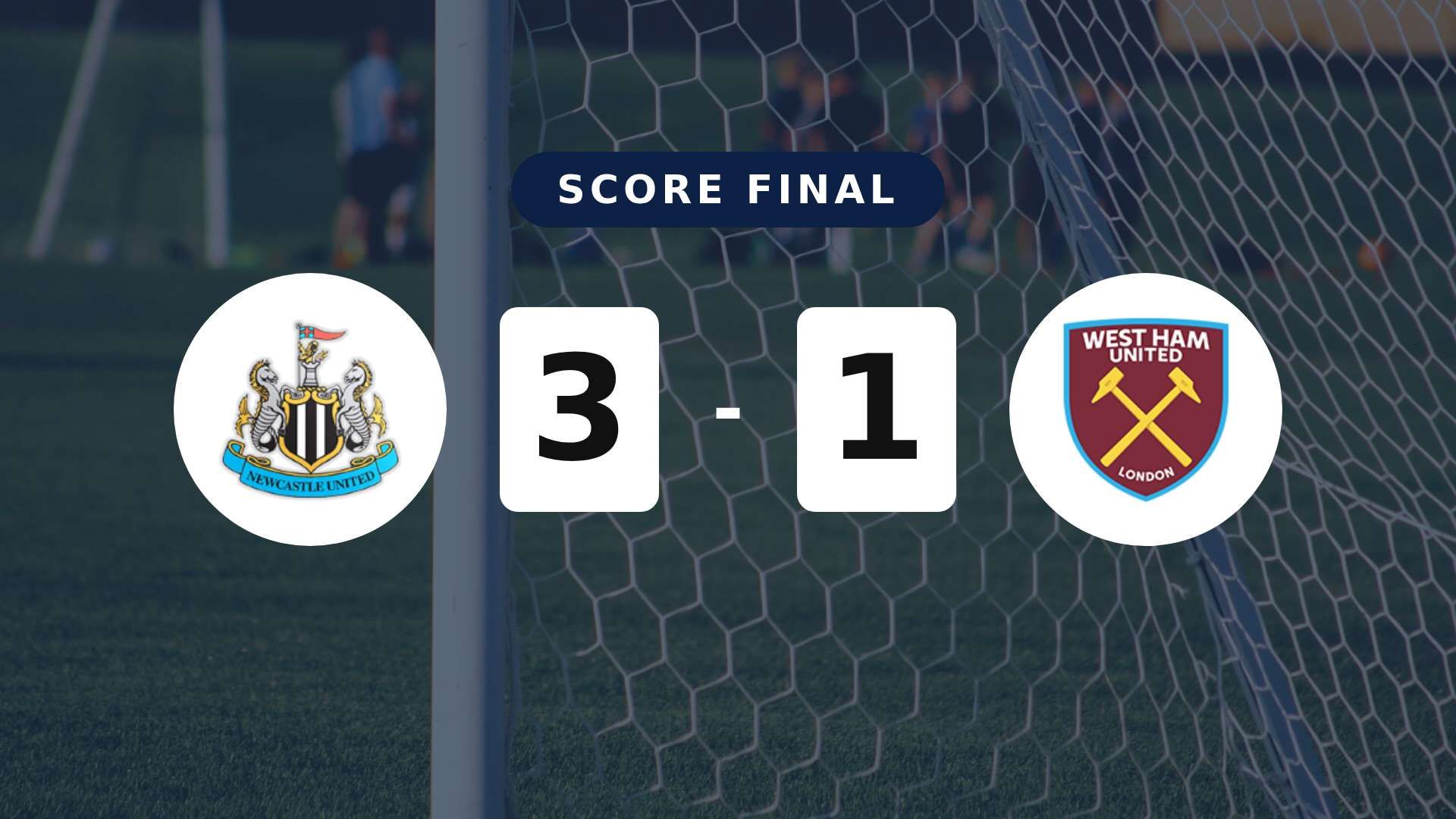 Résumé du match Newcastle United vs (F)est Ham United du 17 mai 2026