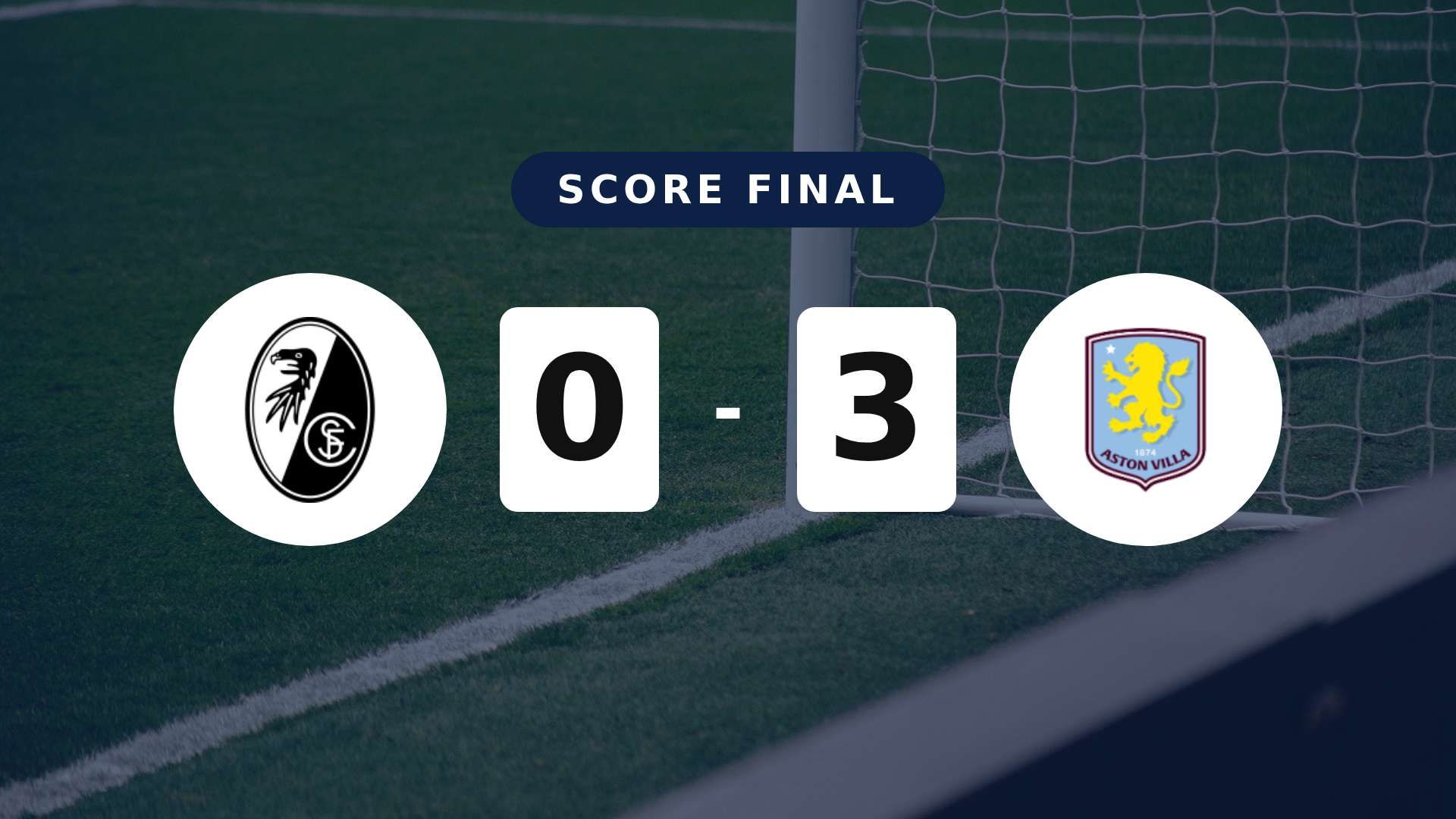 Résumé du match SC Freiburg vs Aston Villa du 20 mai 2026