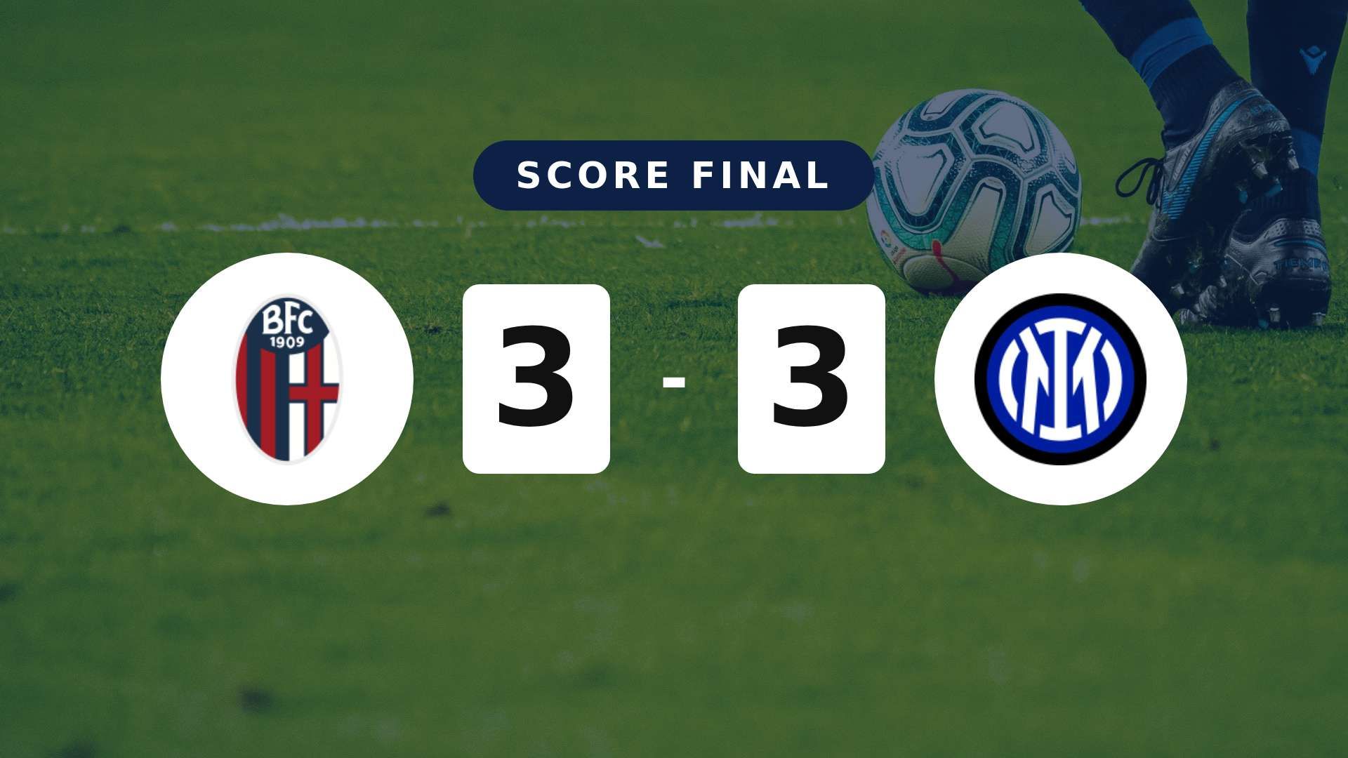 Résumé du match Bologna vs Inter du 23 mai 2026
