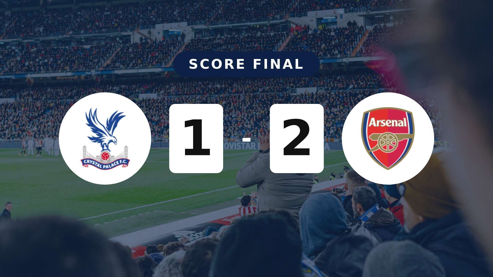 Résumé du match Crystal Palace vs Arsenal du 24 mai 2026