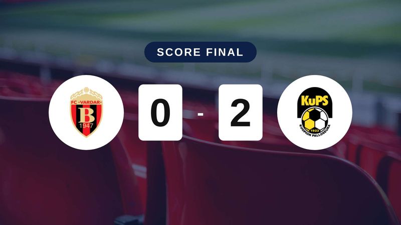 Résumé du match Vardar vs KuPS du 7 juillet 2026