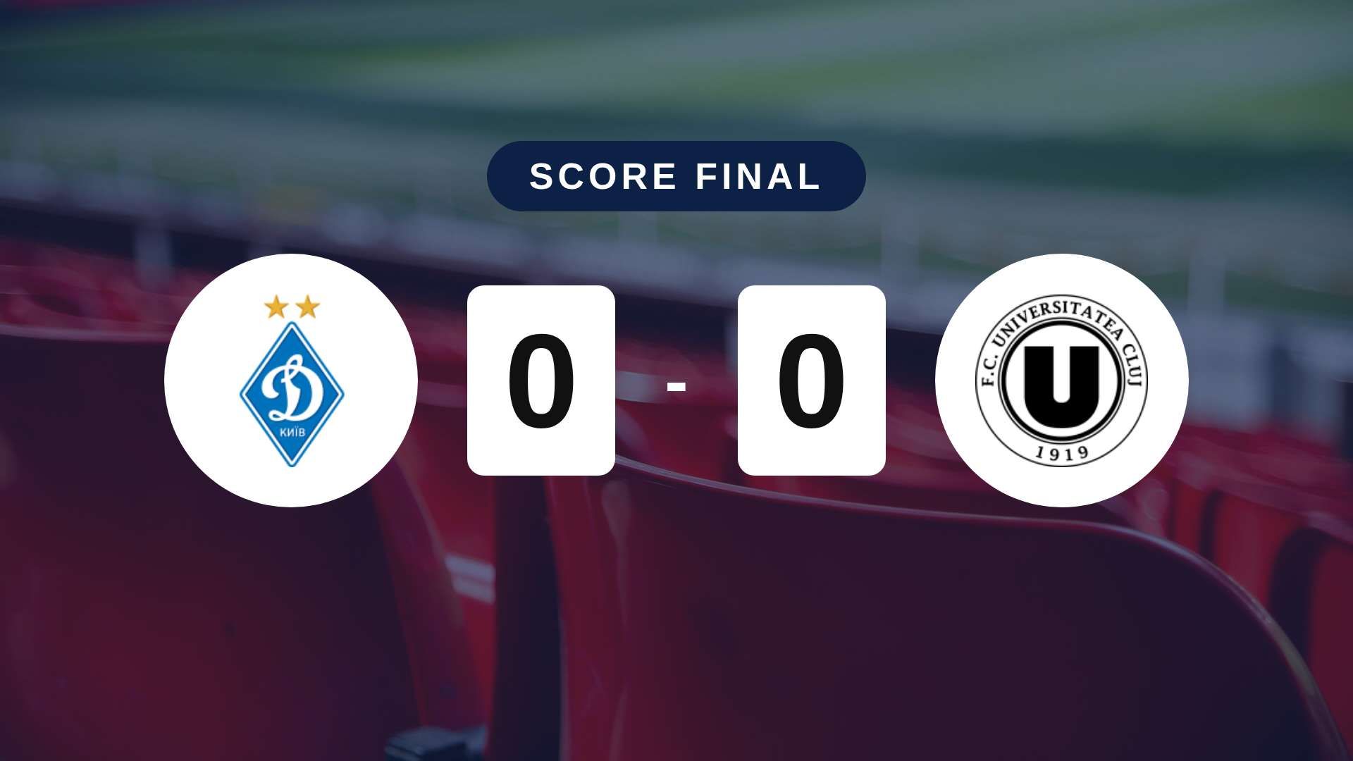Résumé du match Dynamo Kyiv vs Universitatea Cluj du 9 juillet 2026