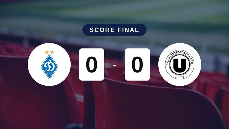 Résumé du match Dynamo Kyiv vs Universitatea Cluj du 9 juillet 2026