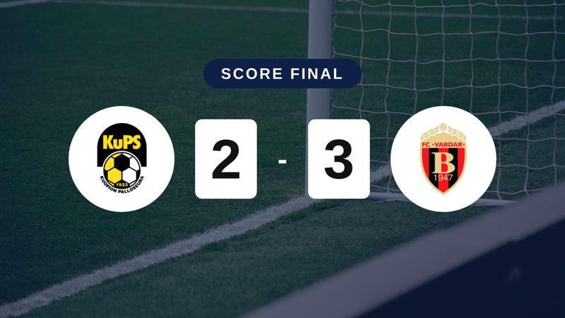 Résumé du match KuPS vs Vardar du 14 juillet 2026