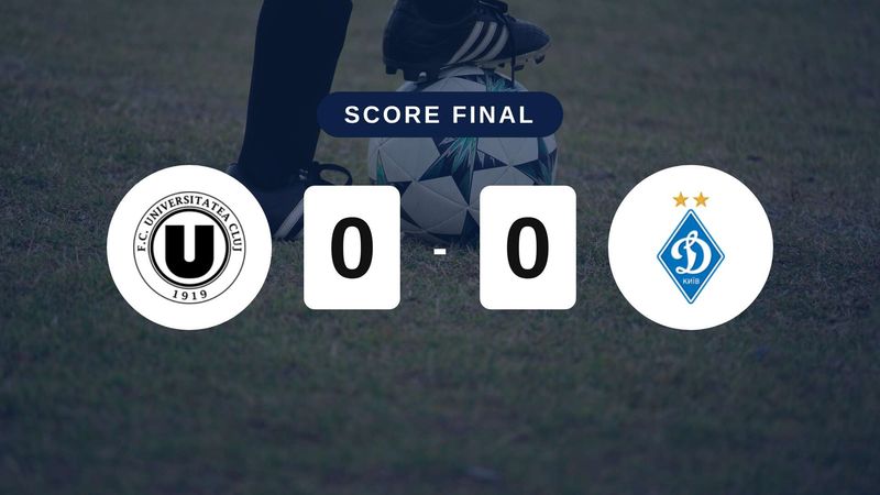 Résumé du match Universitatea Cluj vs Dynamo Kyiv du 16 juillet 2026