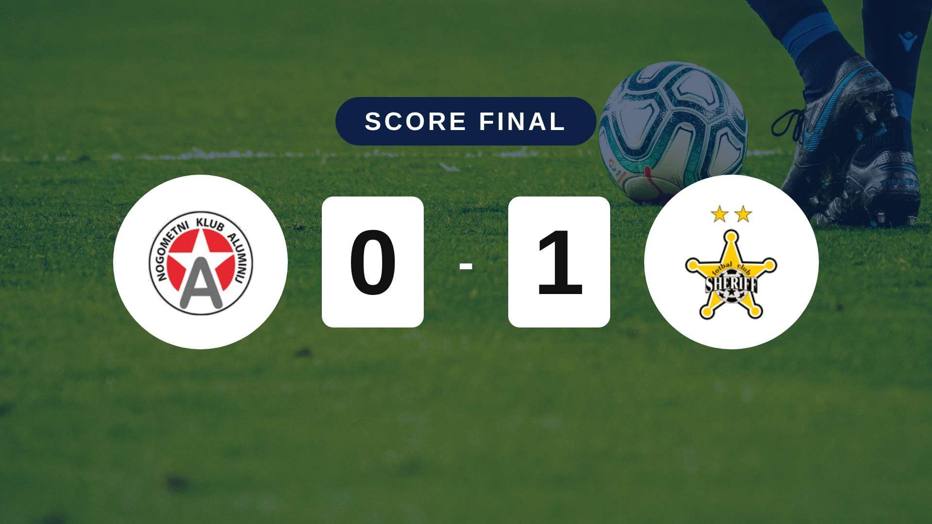 Résumé du match Aluminij vs Sheriff du 16 juillet 2026