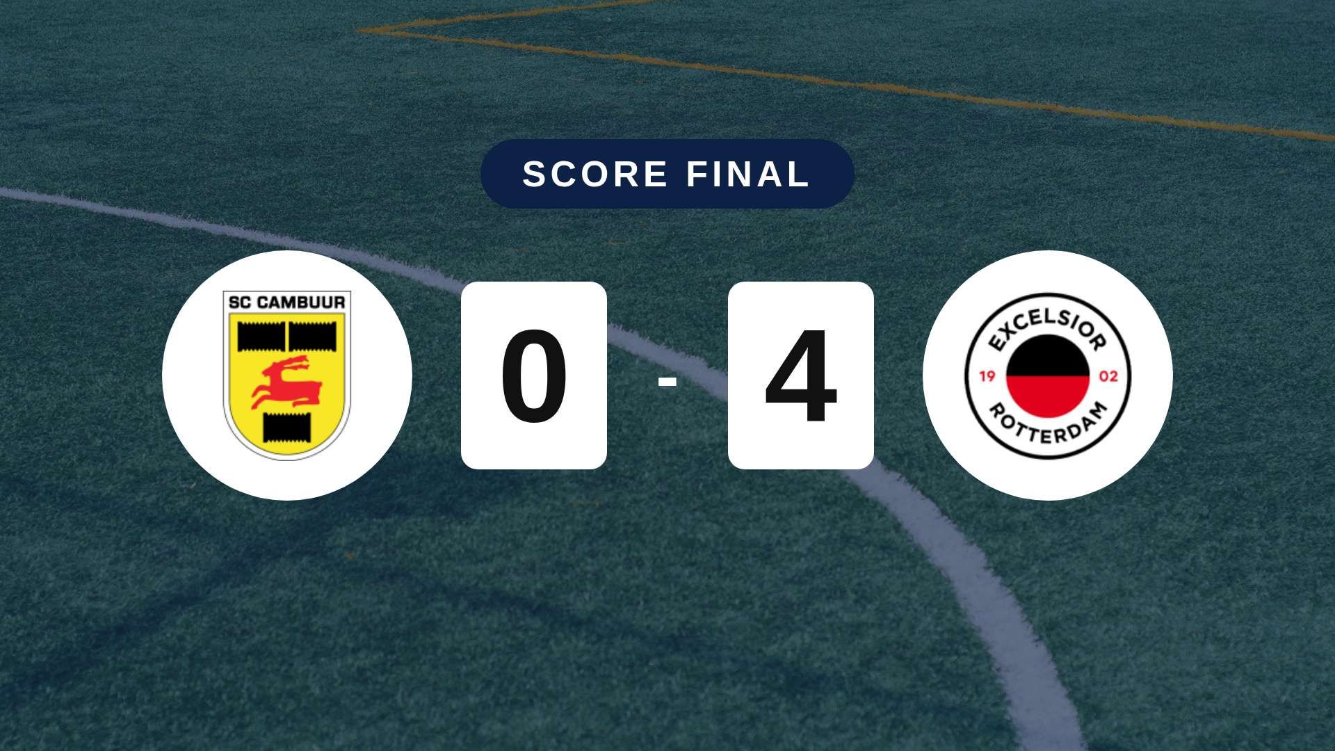 Résumé du match SC Cambuur vs Excelsior du 7 août 2026