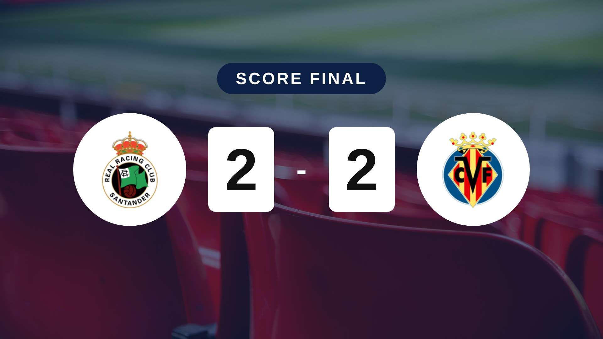 Résumé du match Racing Santander vs Villarreal du 16 août 2026