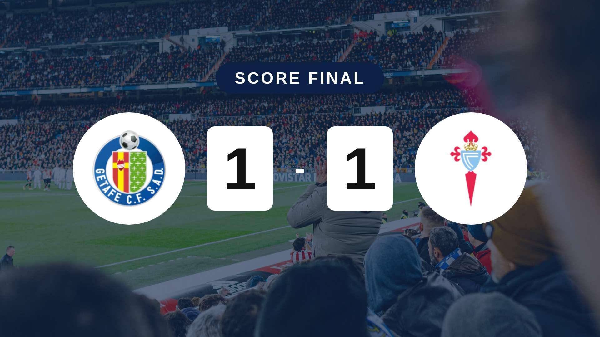 Résumé du match Getafe vs Celta de Vigo du 7 septembre 2026