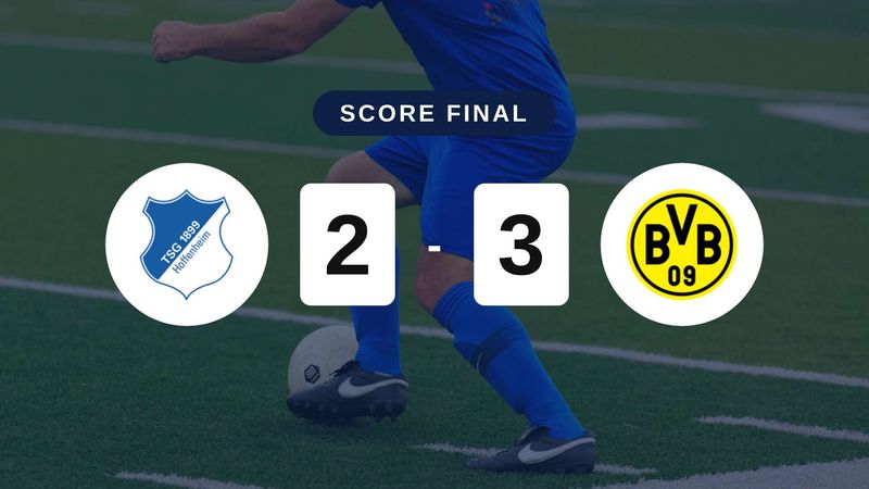 Résumé du match TSG Hoffenheim vs Borussia Dortmund du 5 septembre 2026