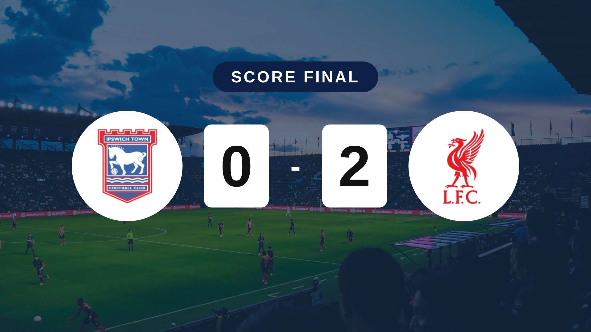 Résumé du match Ipswich Town vs Liverpool du 4 septembre 2026