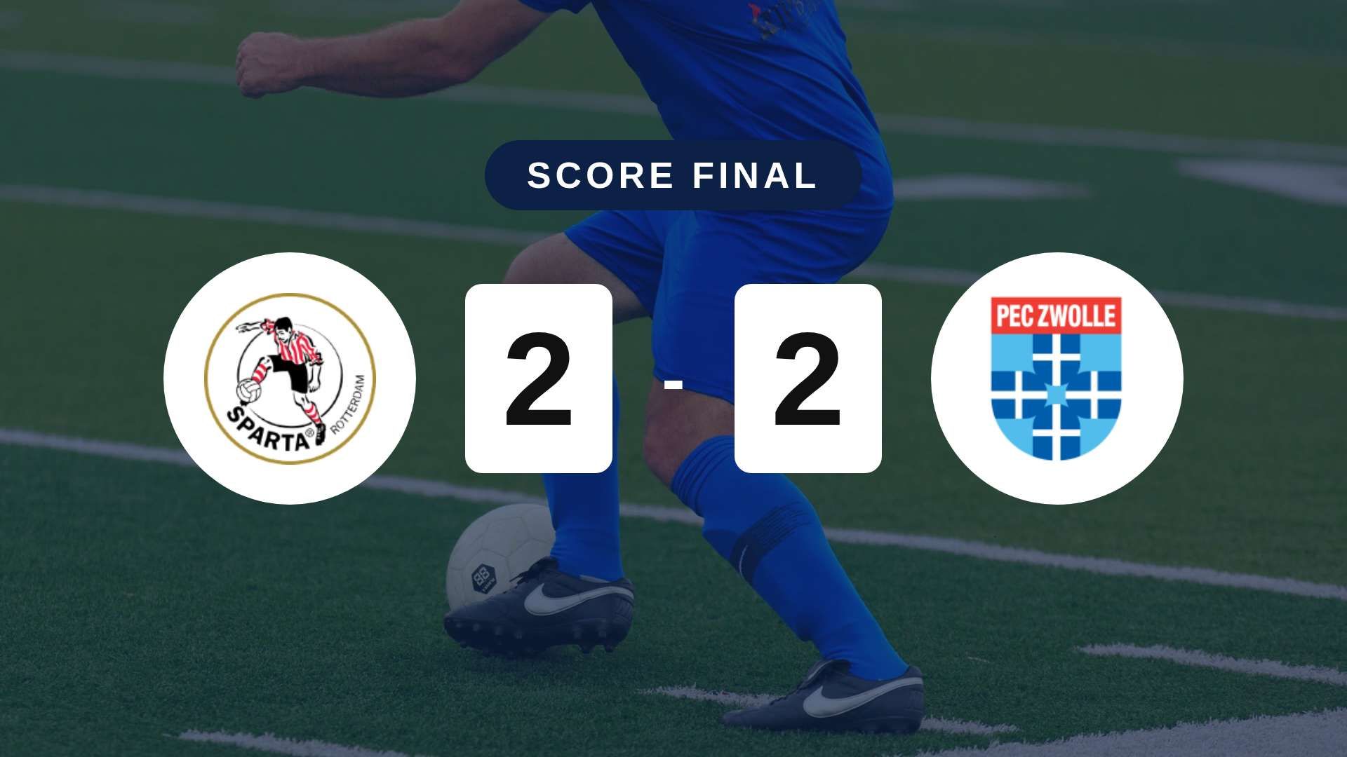 Résumé du match Sparta Rotterdam vs PEC Zwolle du 4 septembre 2026