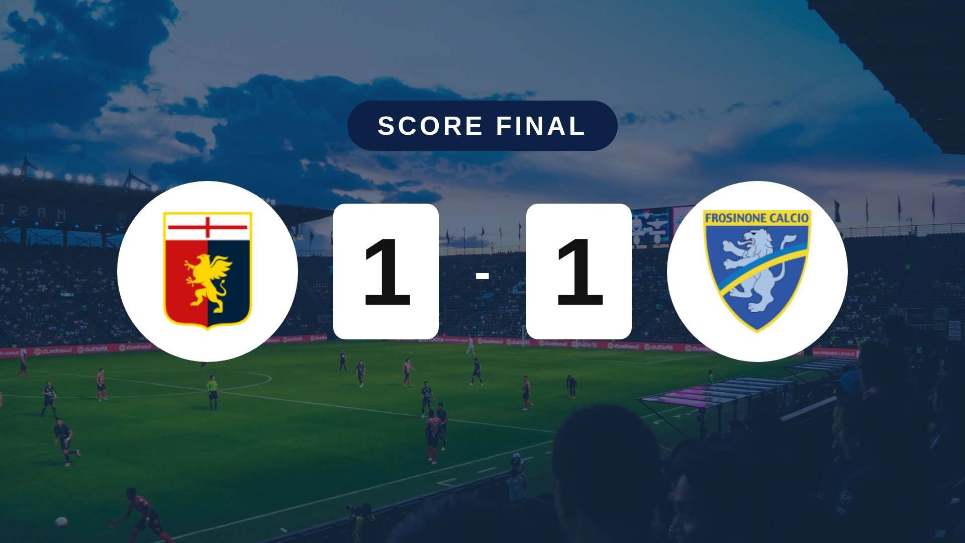 Résumé du match Genoa vs Frosinone du 12 septembre 2026
