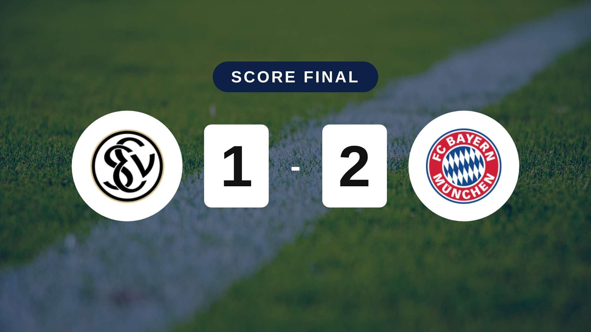 Résumé du match Elversberg vs FC Bayern München du 13 septembre 2026