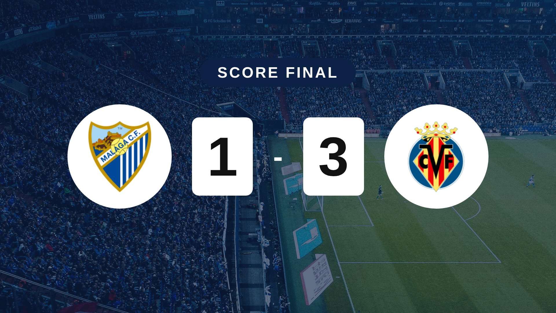 Résumé du match Málaga vs Villarreal du 17 septembre 2026