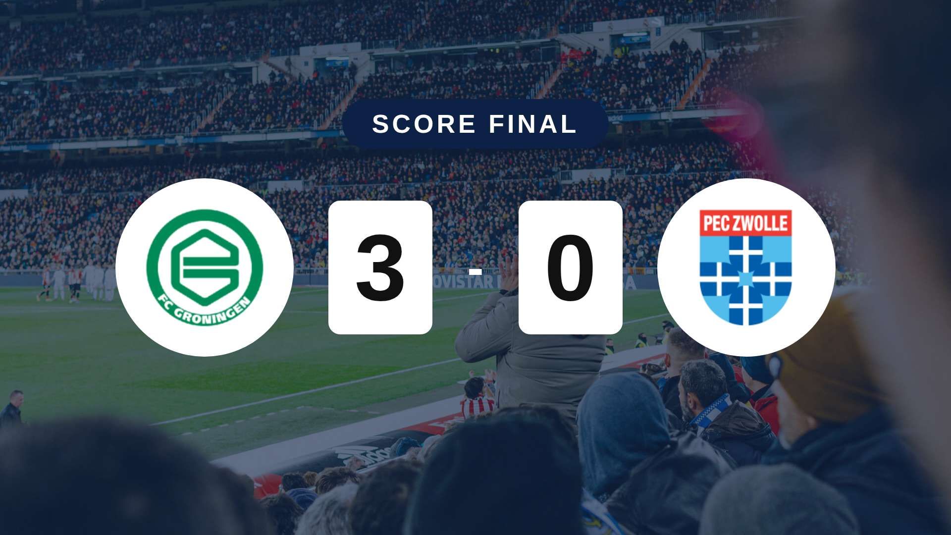Résumé du match FC Groningen vs PEC Zwolle du 18 septembre 2026