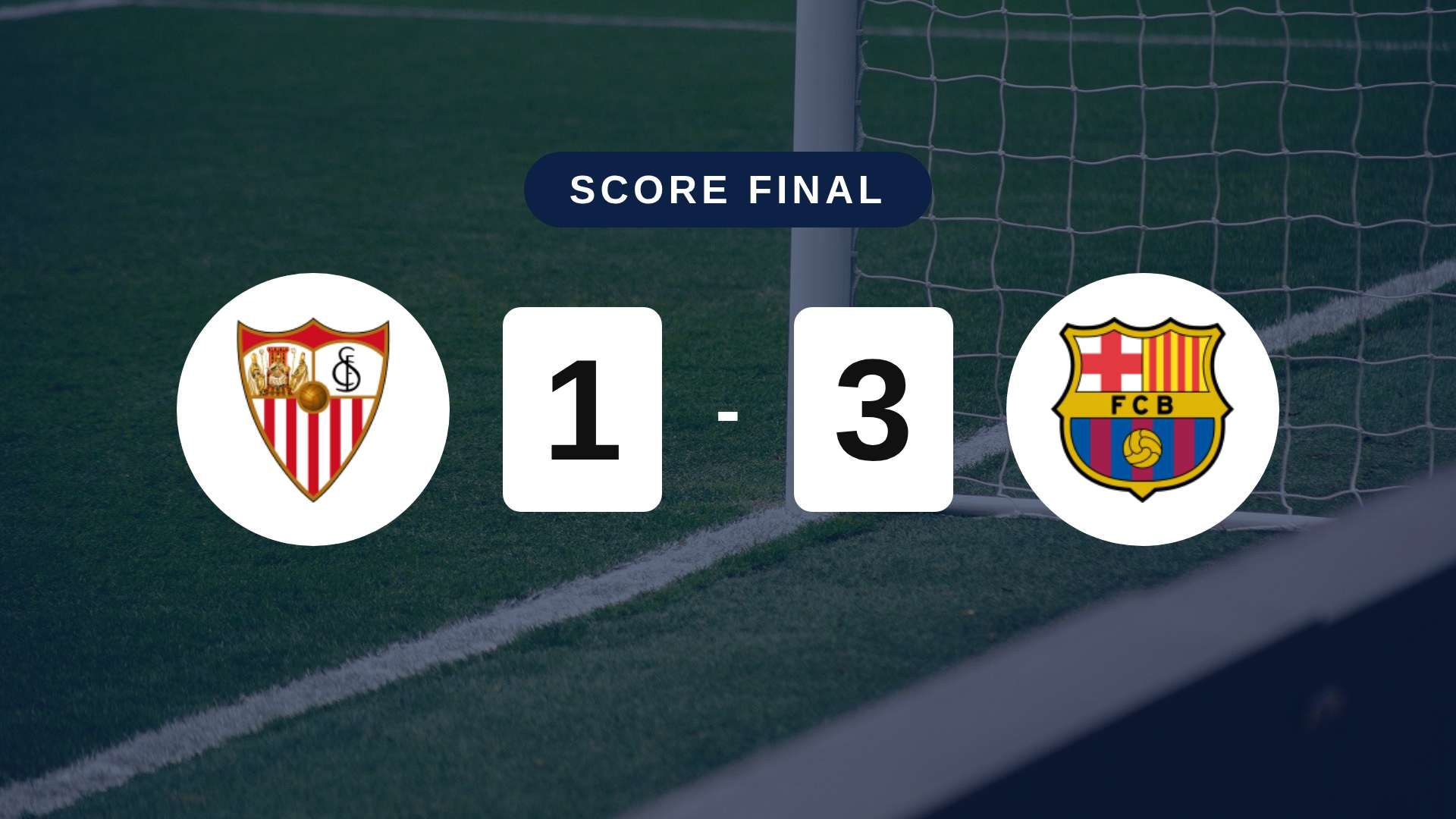 Résumé du match Sevilla vs FC Barcelona du 19 septembre 2026