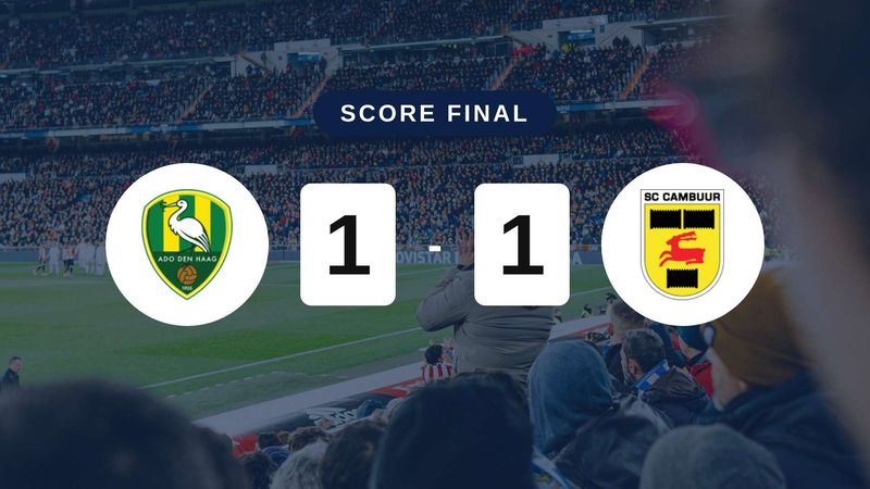 Résumé du match ADO Den Haag vs SC Cambuur du 19 septembre 2026