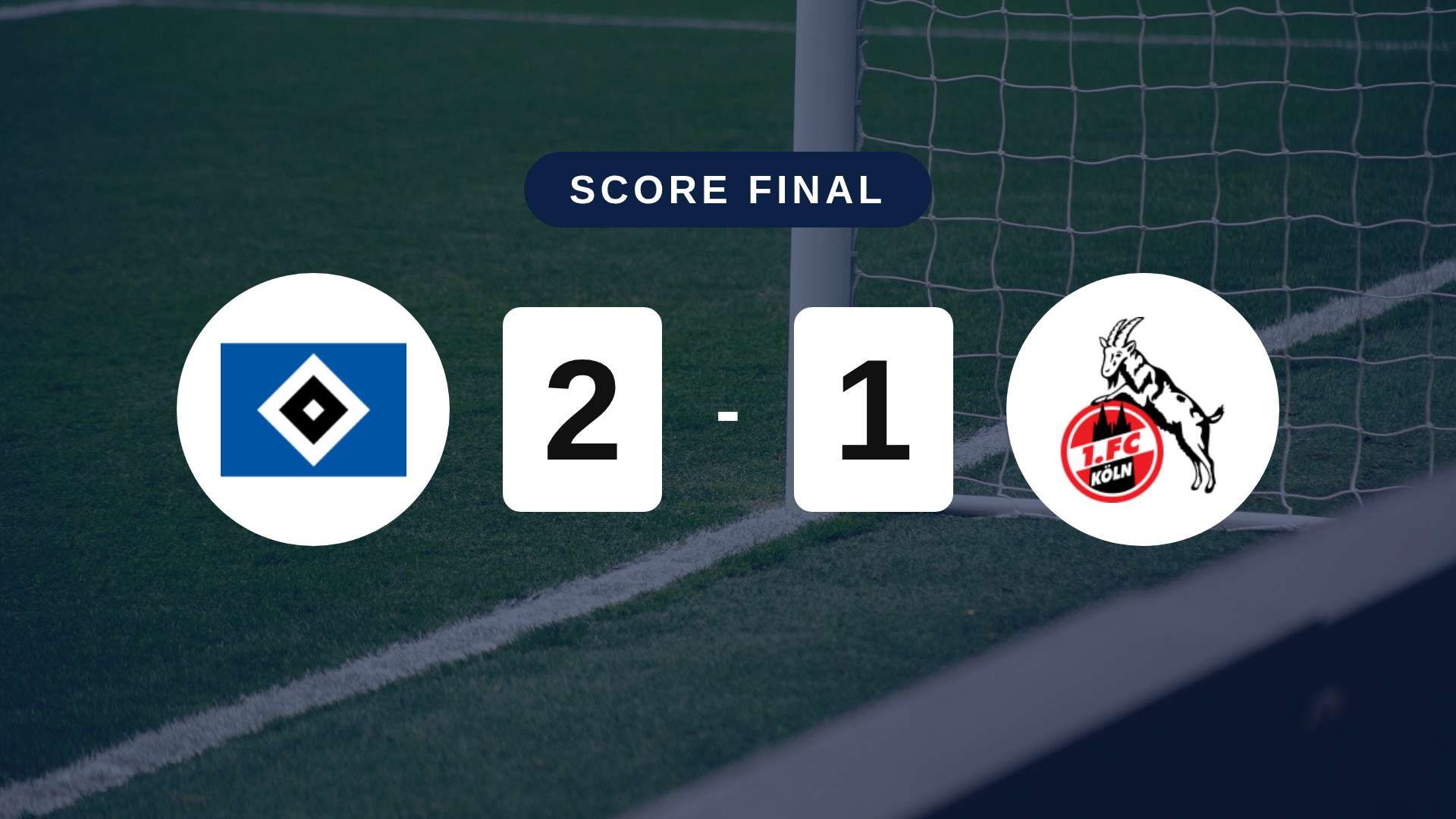 Résumé du match Hamburger SV vs FC Köln du 19 septembre 2026