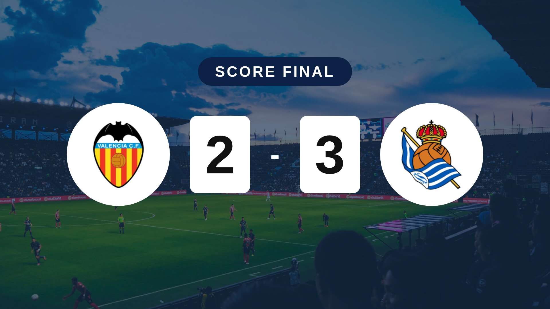 Résumé du match Valencia vs Real Sociedad du 20 septembre 2026