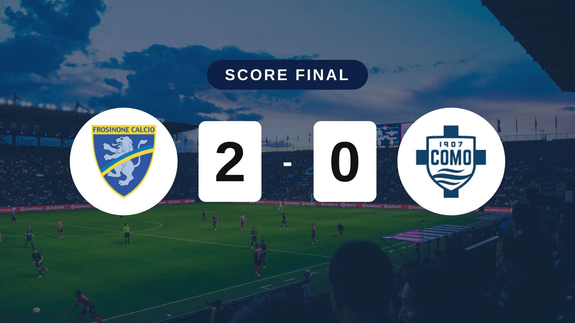 Résumé du match Frosinone vs Como du 20 septembre 2026