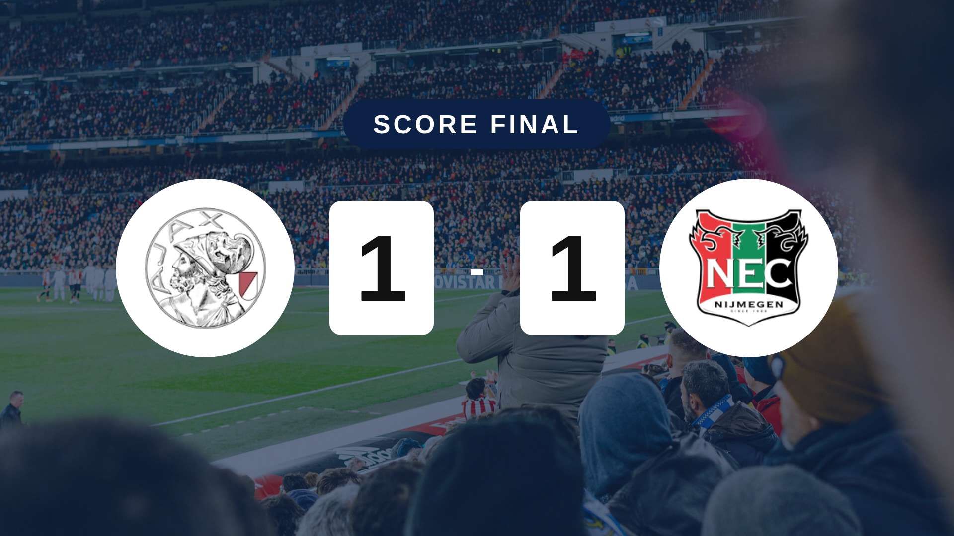 Résumé du match Ajax vs NEC Nijmegen du 10 octobre 2026