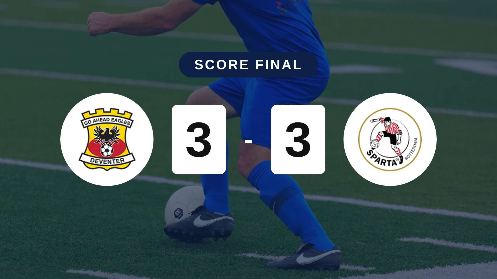 Résumé du match Go Ahead Eagles vs Sparta Rotterdam du 10 octobre 2026