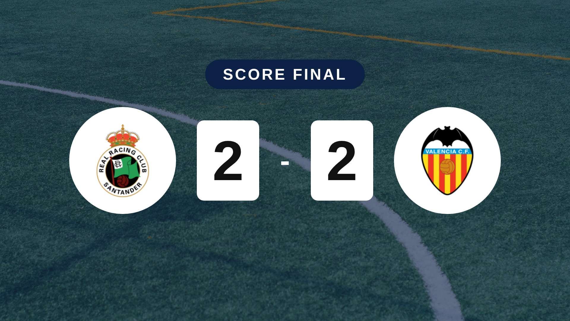 Résumé du match Racing Santander vs Valencia du 11 octobre 2026