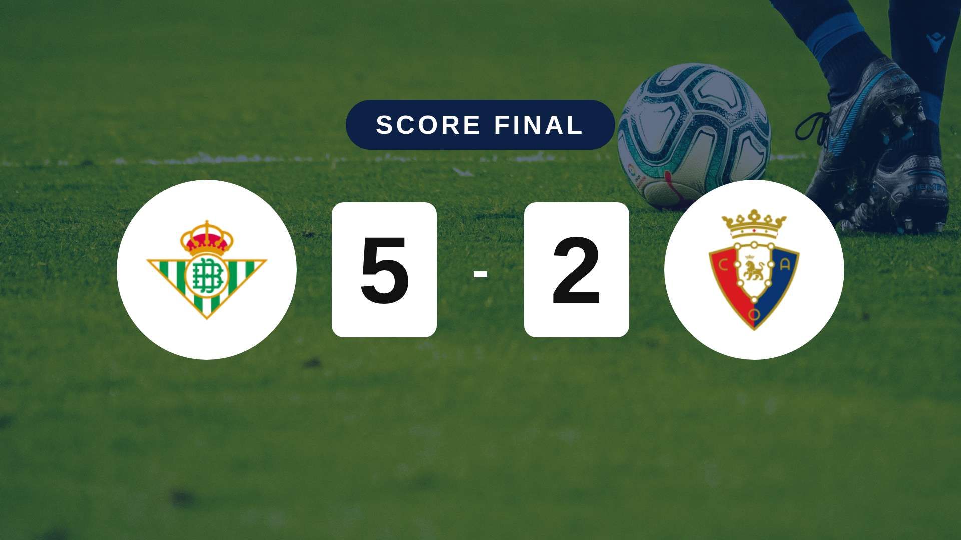 Résumé du match Real Betis vs Osasuna du 11 octobre 2026