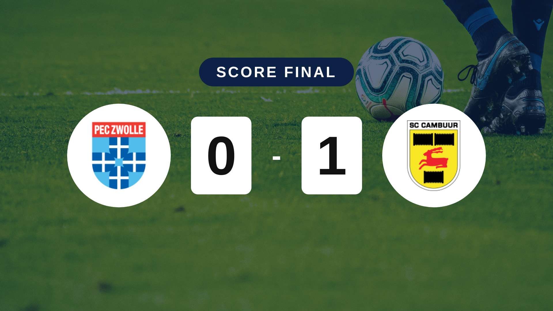 Résumé du match PEC Zwolle vs SC Cambuur du 11 octobre 2026