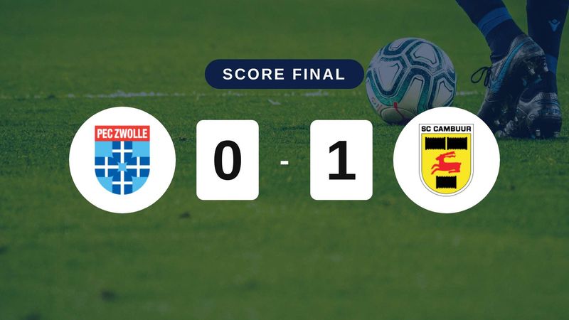 Résumé du match PEC Zwolle vs SC Cambuur du 11 octobre 2026