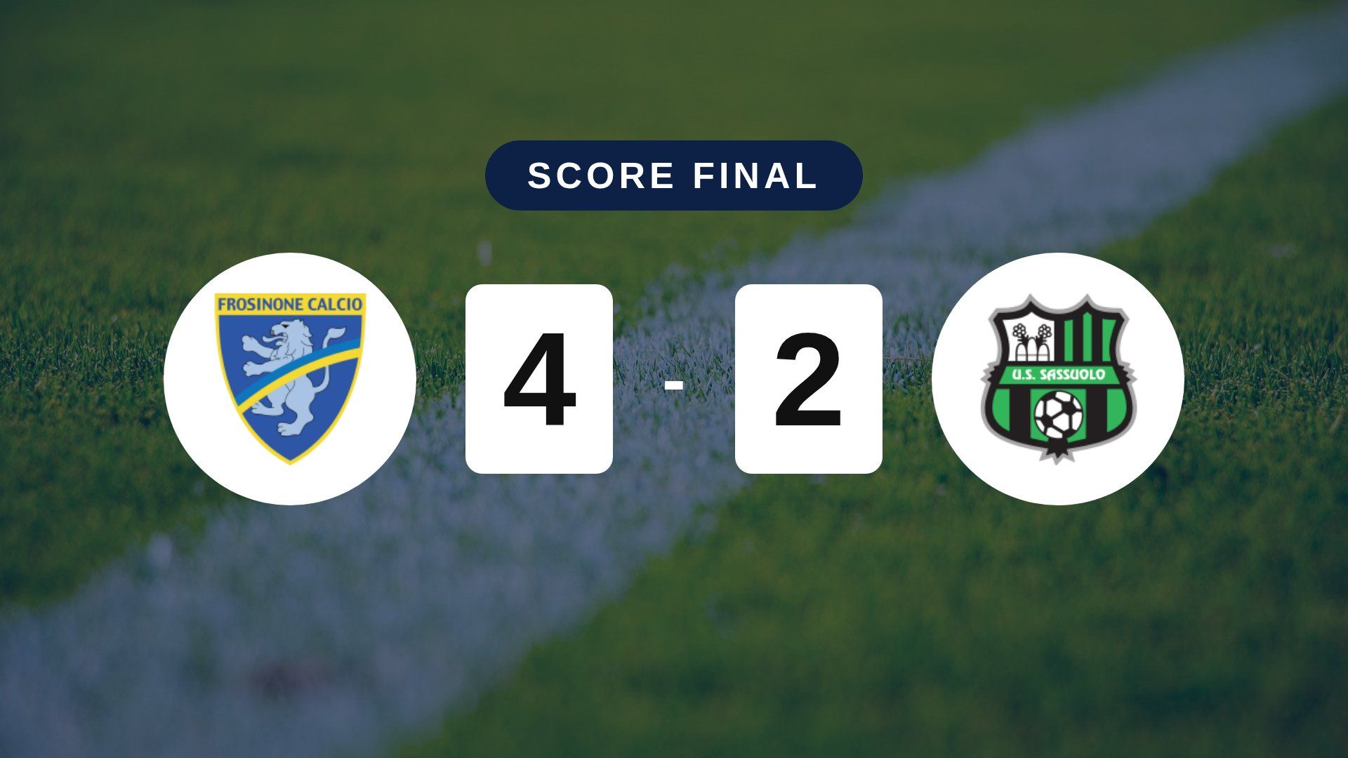 Résumé du match Frosinone vs Sassuolo du 16 octobre 2026