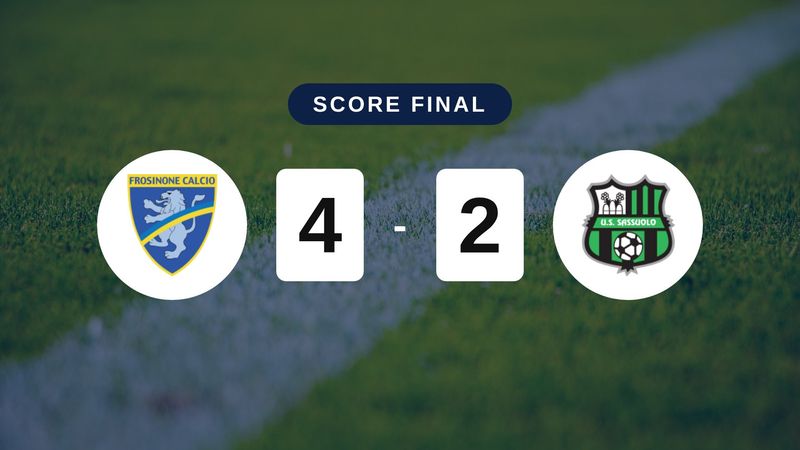Résumé du match Frosinone vs Sassuolo du 16 octobre 2026