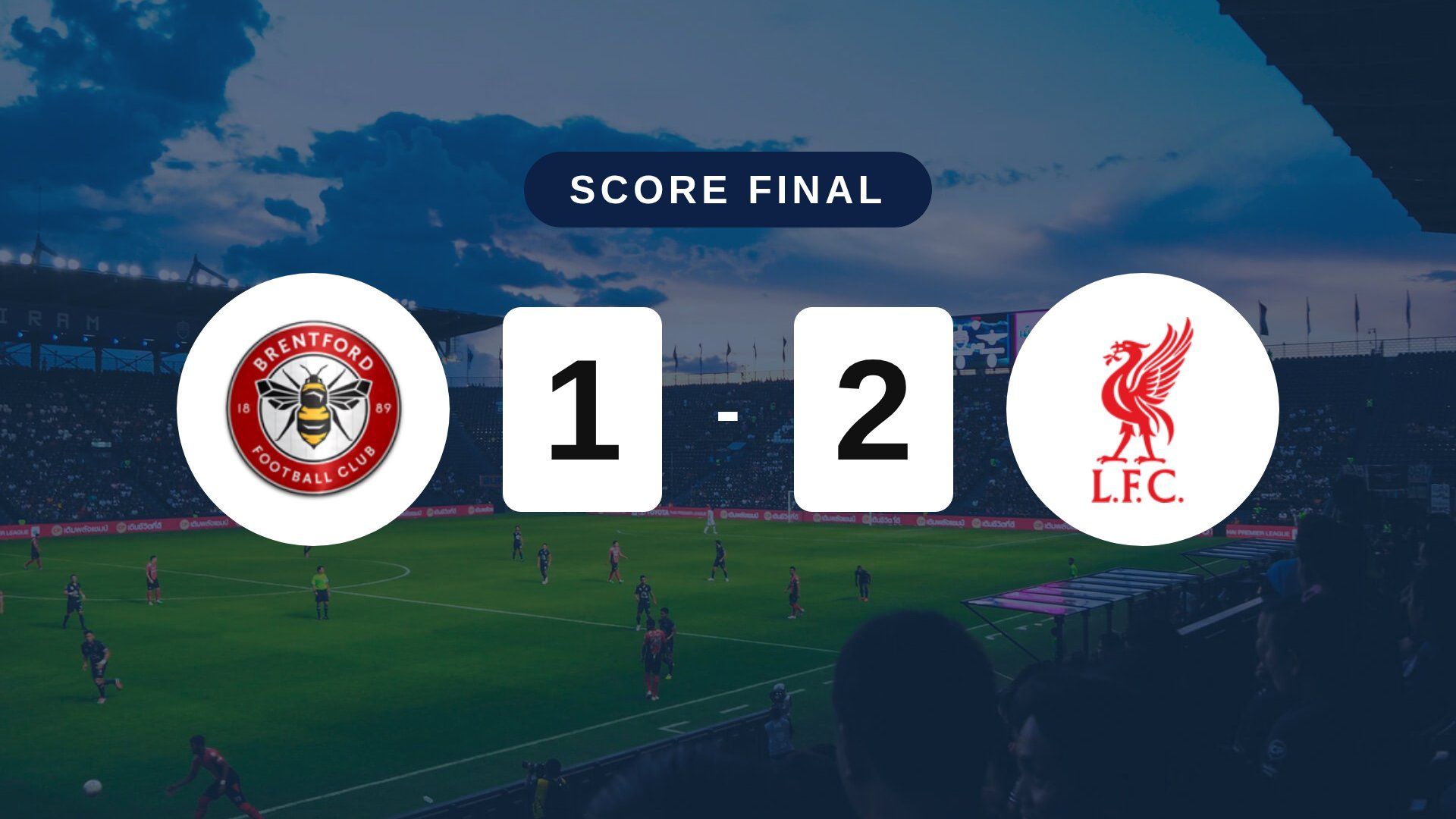 Résumé du match Brentford vs Liverpool du 17 octobre 2026