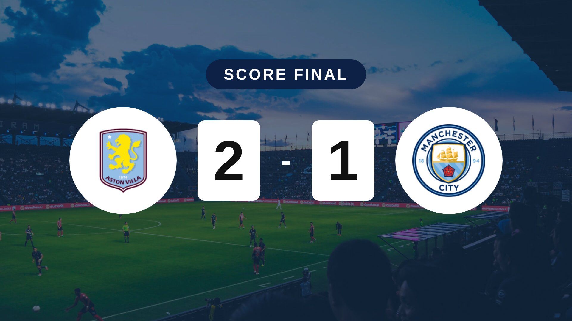 Résumé du match Aston Villa vs Manchester City du 24 octobre 2026