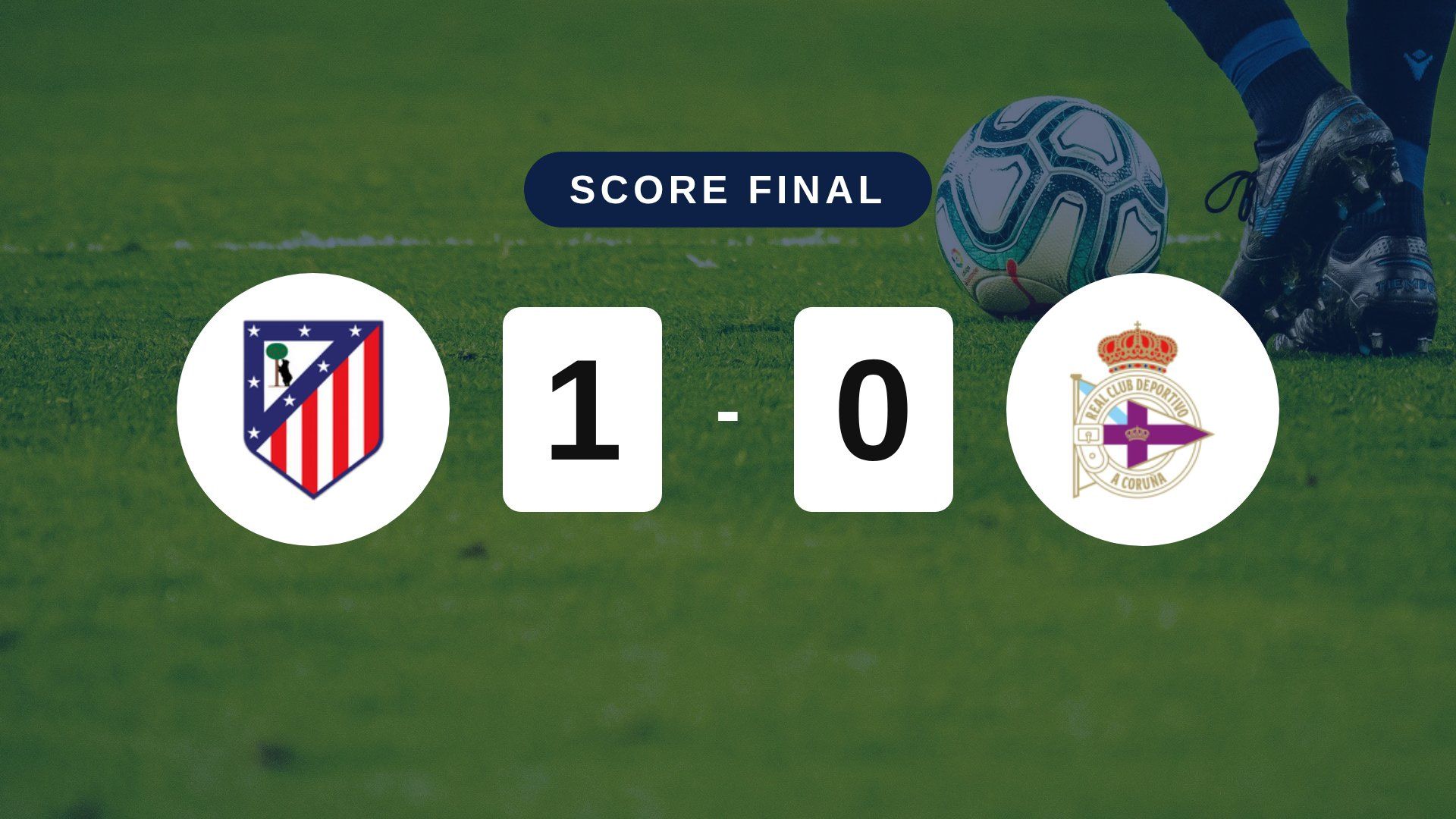 Résumé du match Atlético de Madrid vs Deportivo A Coruña du 24 octobre 2026