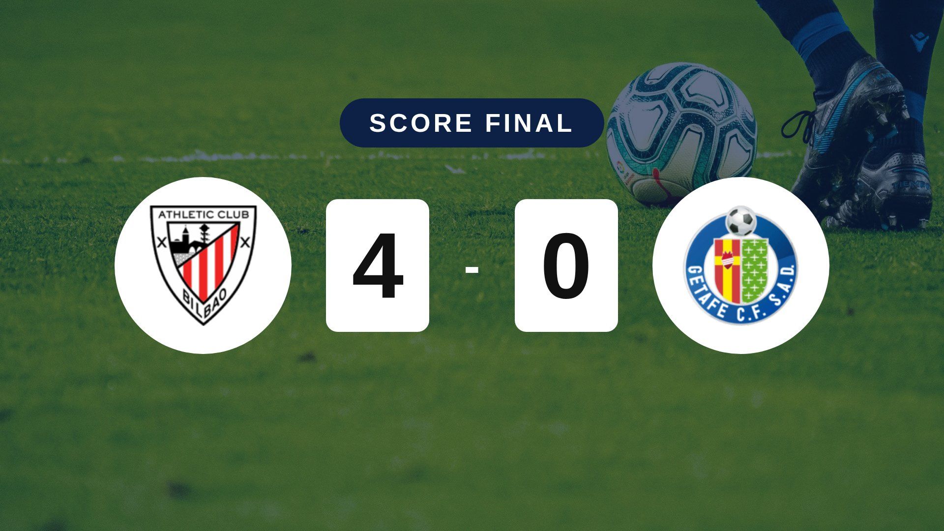 Résumé du match Athletic Club vs Getafe du 25 octobre 2026