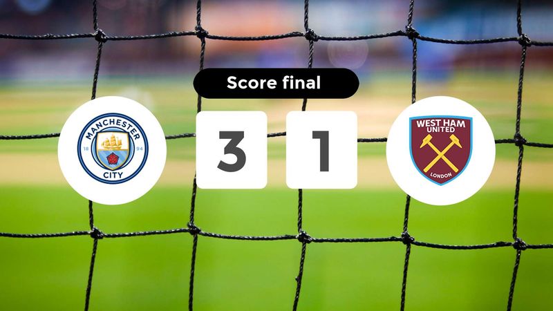 Résumé du match Manchester City vs (F)est Ham United du 19 mai 2024