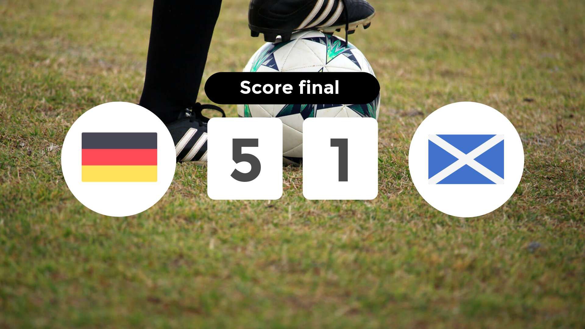 Résumé du match Allemagne vs Ecosse du 14 juin 2024