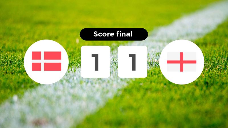 Résumé du match Danemark vs Angleterre du 20 juin 2024