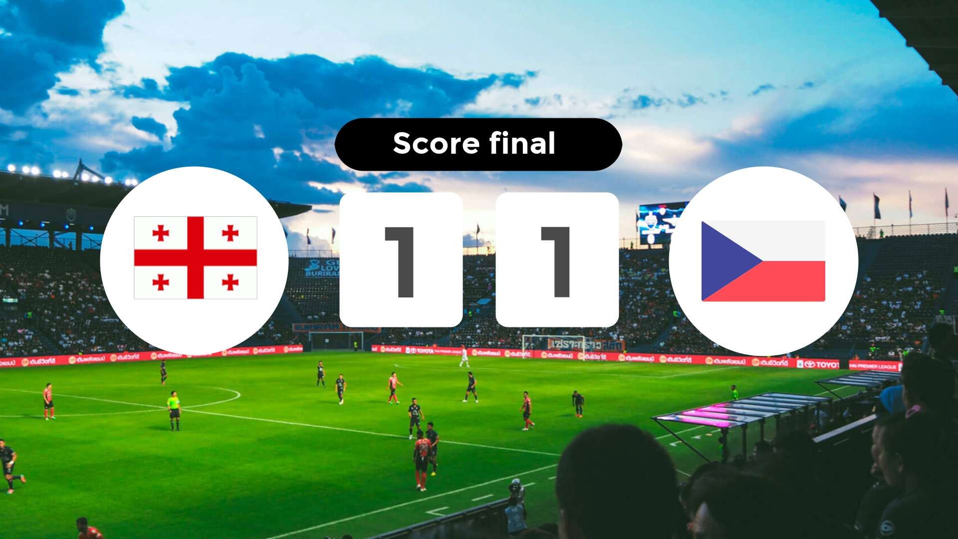 Résumé du match Géorgie vs République tchèque du 22 juin 2024