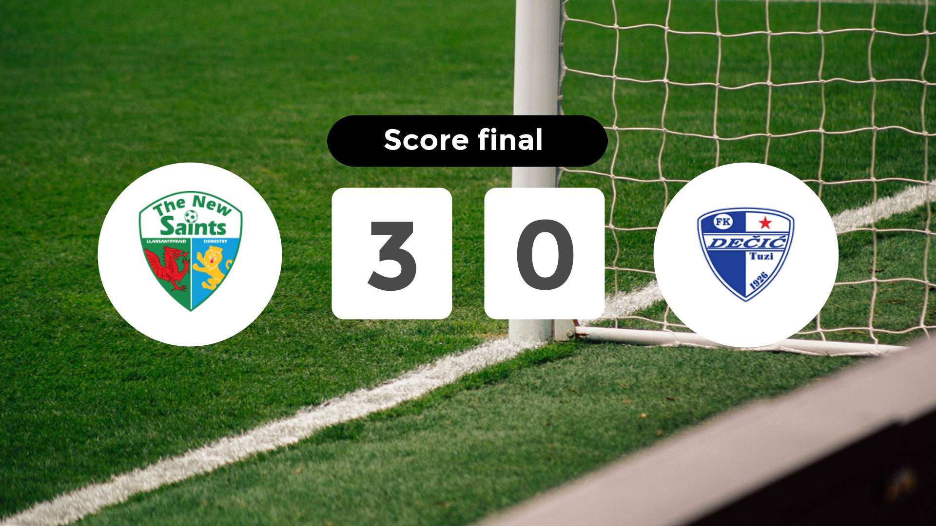 Résumé du match The New Saints vs Dečić du 9 juillet 2024