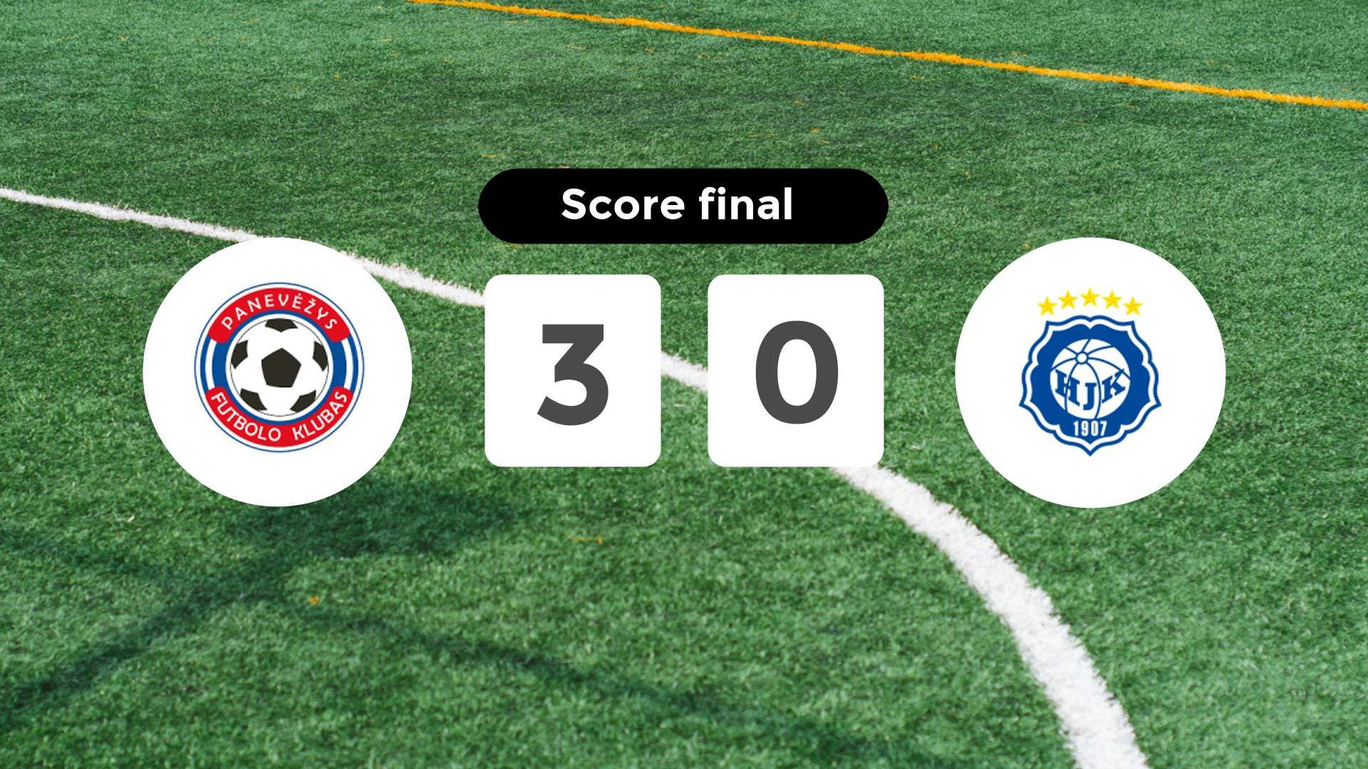 Résumé du match Panevėžys vs HJK du 9 juillet 2024